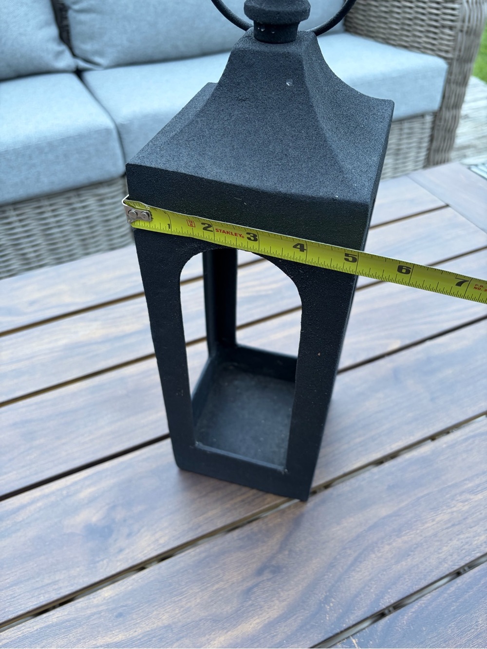 Decorative Heavy Duty Metal Lantern/Candle Holder - Home Accents-Indoor/Outdoor - Picture 3 of 3